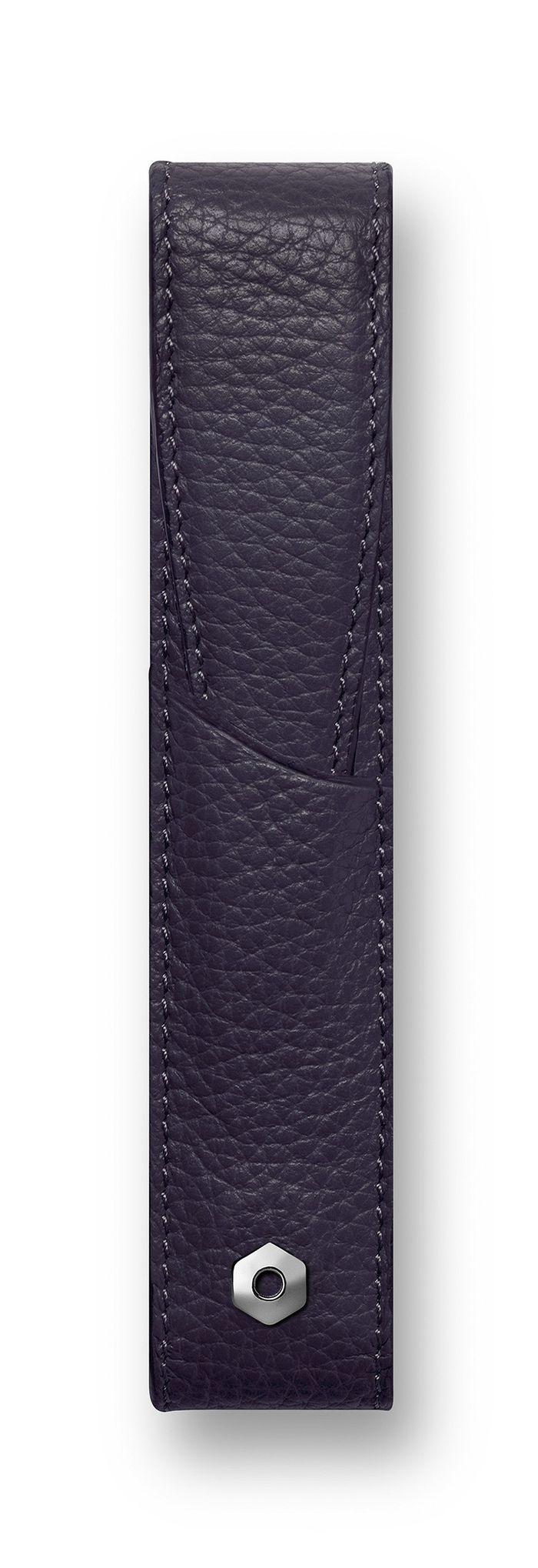 Caran d'Ache  LEATHER - "LEMAN" Collection Night Blue Pouch  