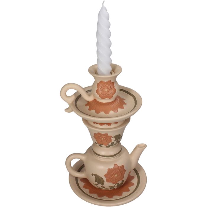 Гүц хийцтэй лааны суурь 15.2x14.8x25cm
