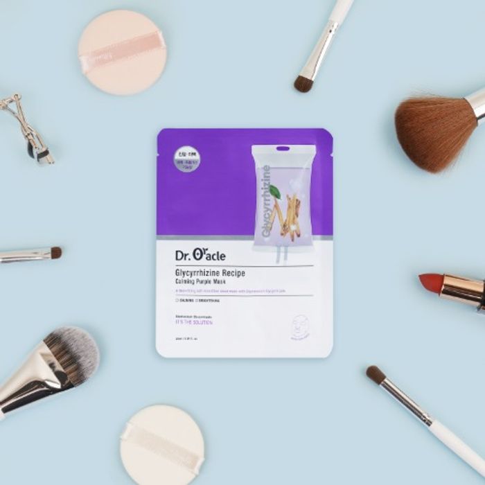 Glycyrrhizine Pecipe Calming Purple Mask (10ea, 1box)