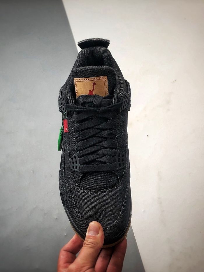 Levi’s x Air Jordan 4 “Black”