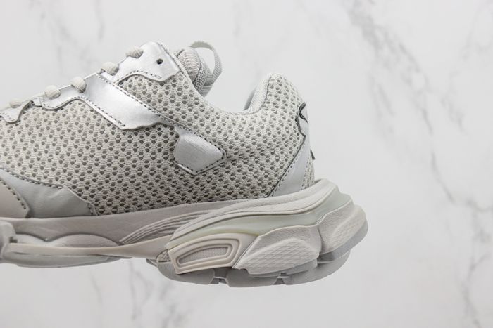BALENCIAGA Track 3 Leather-trimmed Mesh 