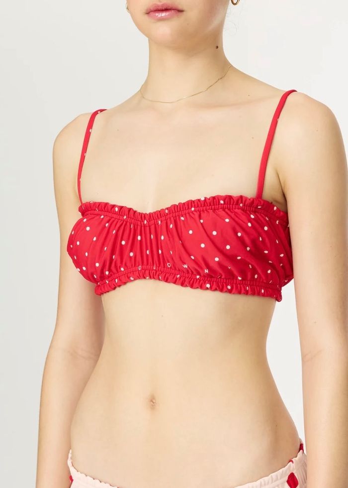 BLUSH BIKINI TOP - RUBY