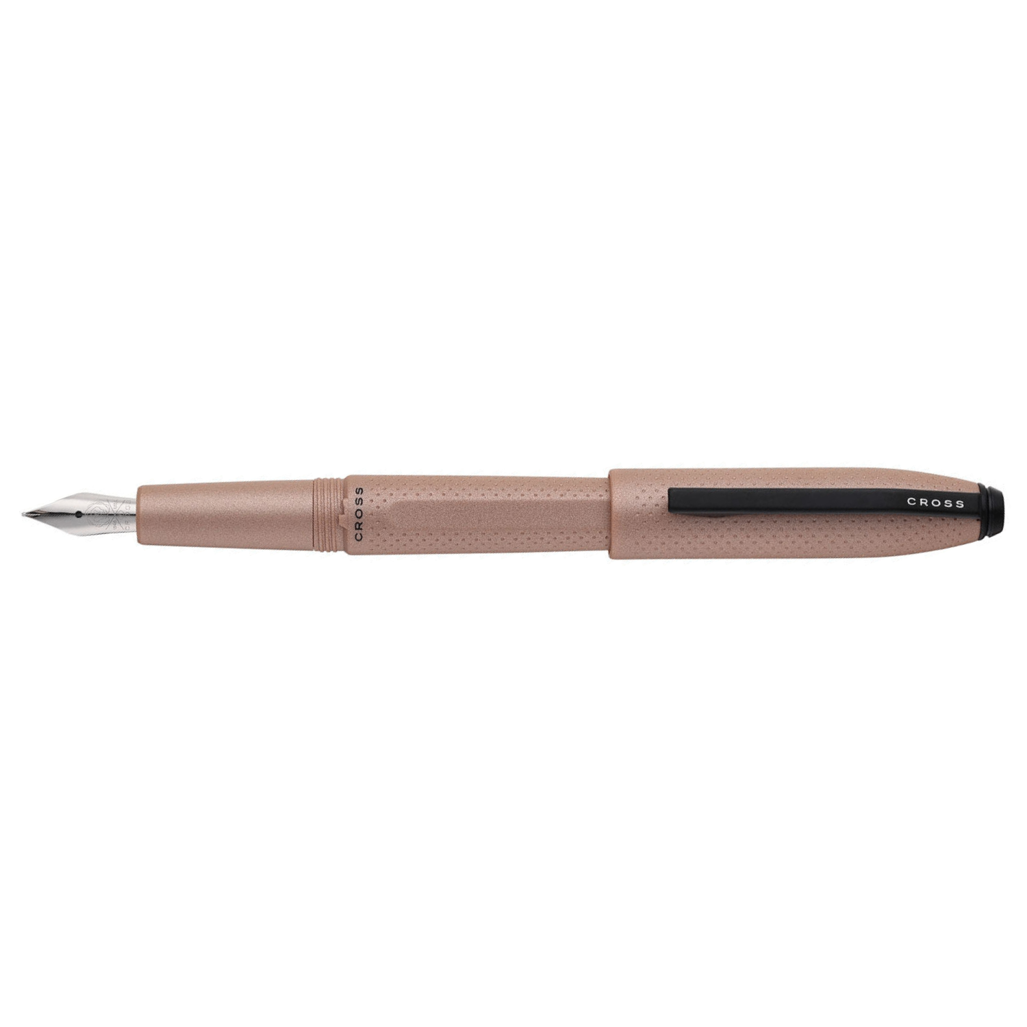 Prism Mocha Resin with Polished Chrome Stainless Steel Medium Nib Fountain Pen