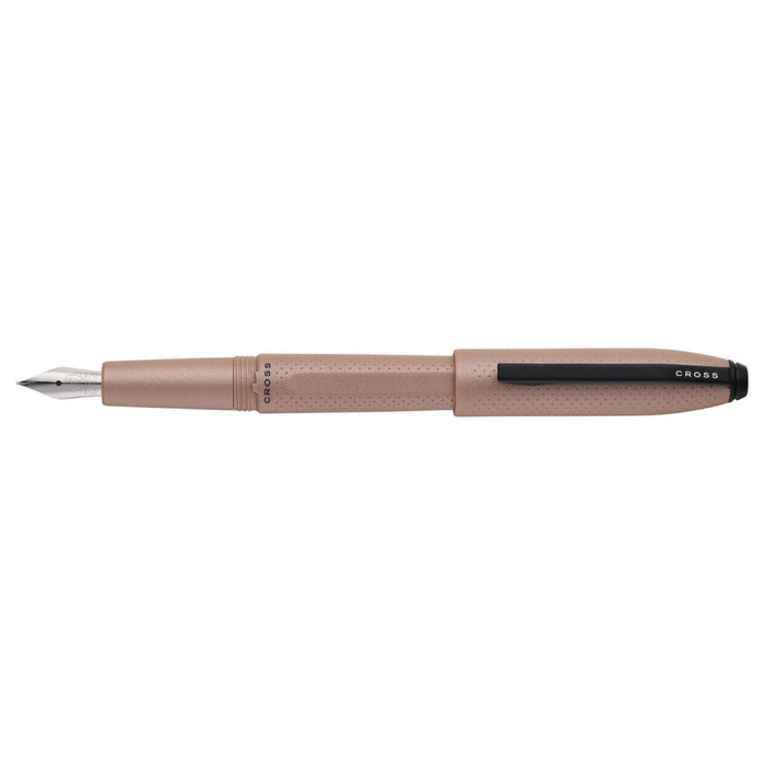 Prism Mocha Resin with Polished Chrome Stainless Steel Medium Nib Fountain Pen