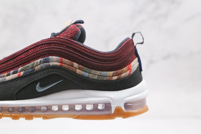 Nike Air Max 97 Pendleton By You Wine Red Black Olive