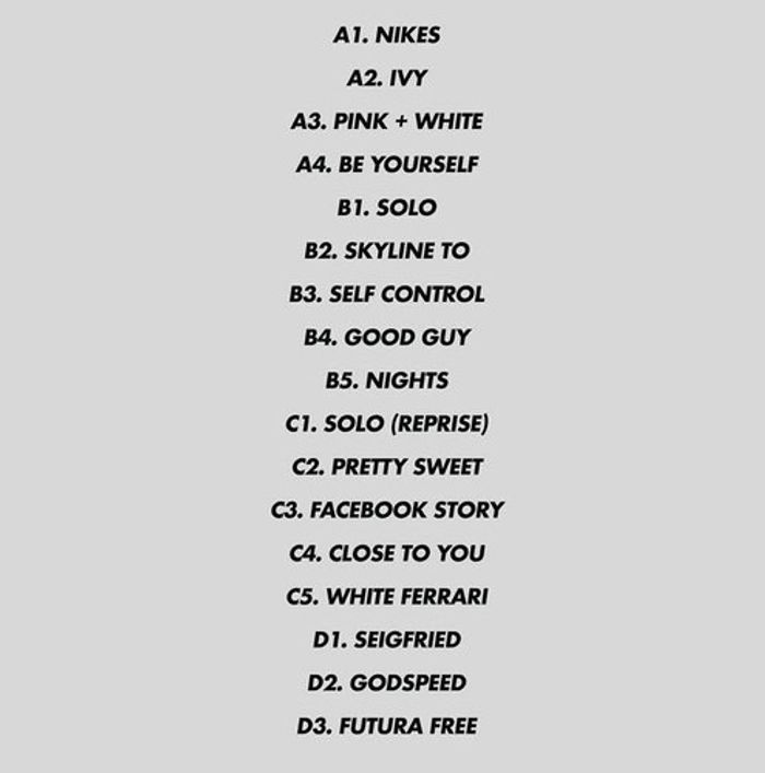 Frank Ocean's Blond