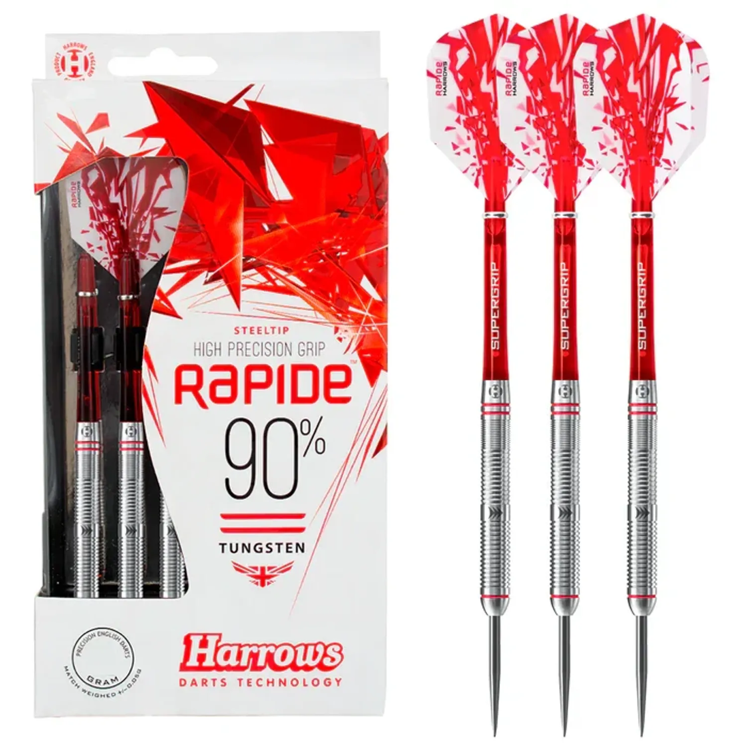 HARROWS Rapide 90% Style A Steel Tip Darts