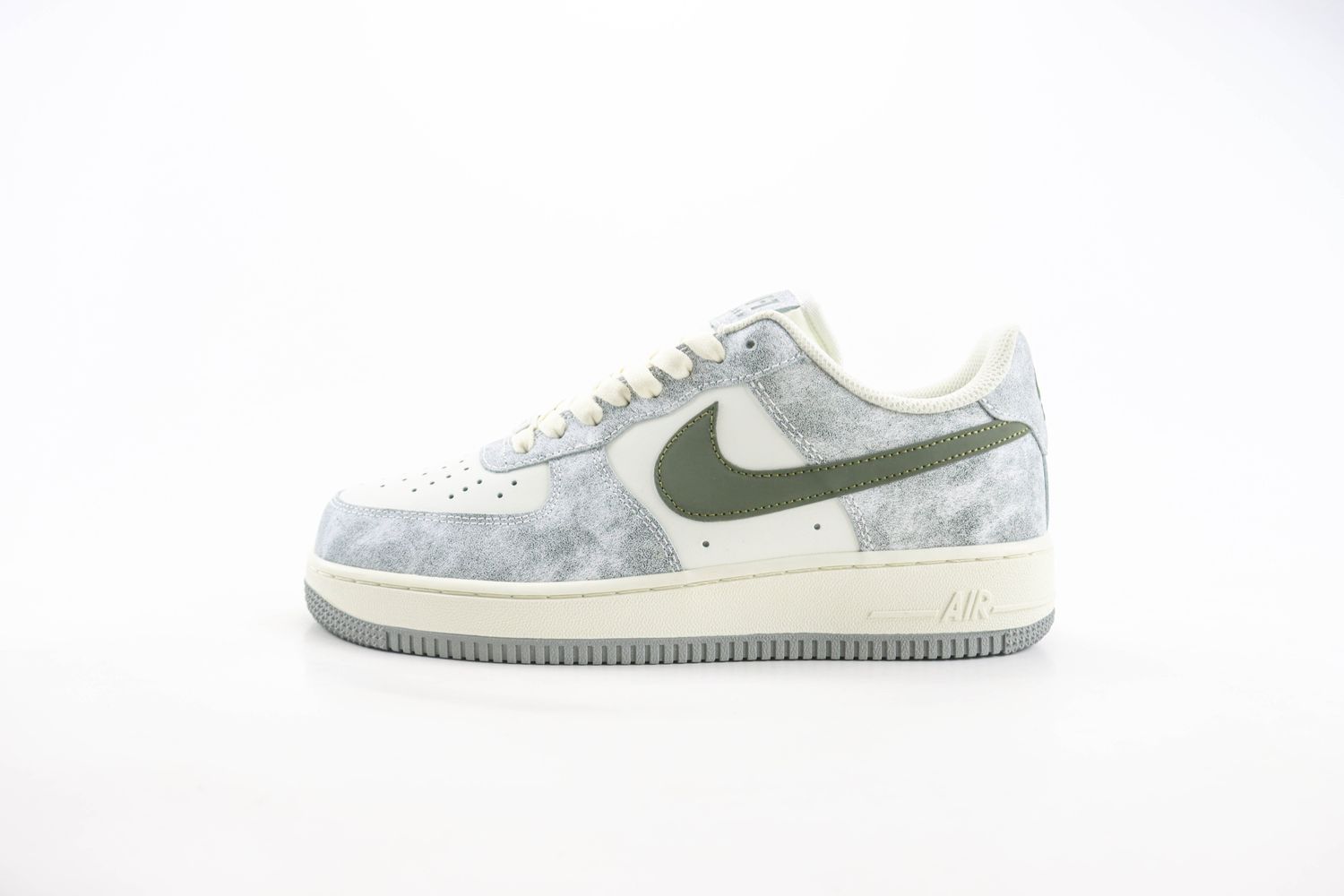 Fashion Nike Air Force 1 Low Beige/Military Green/Grey