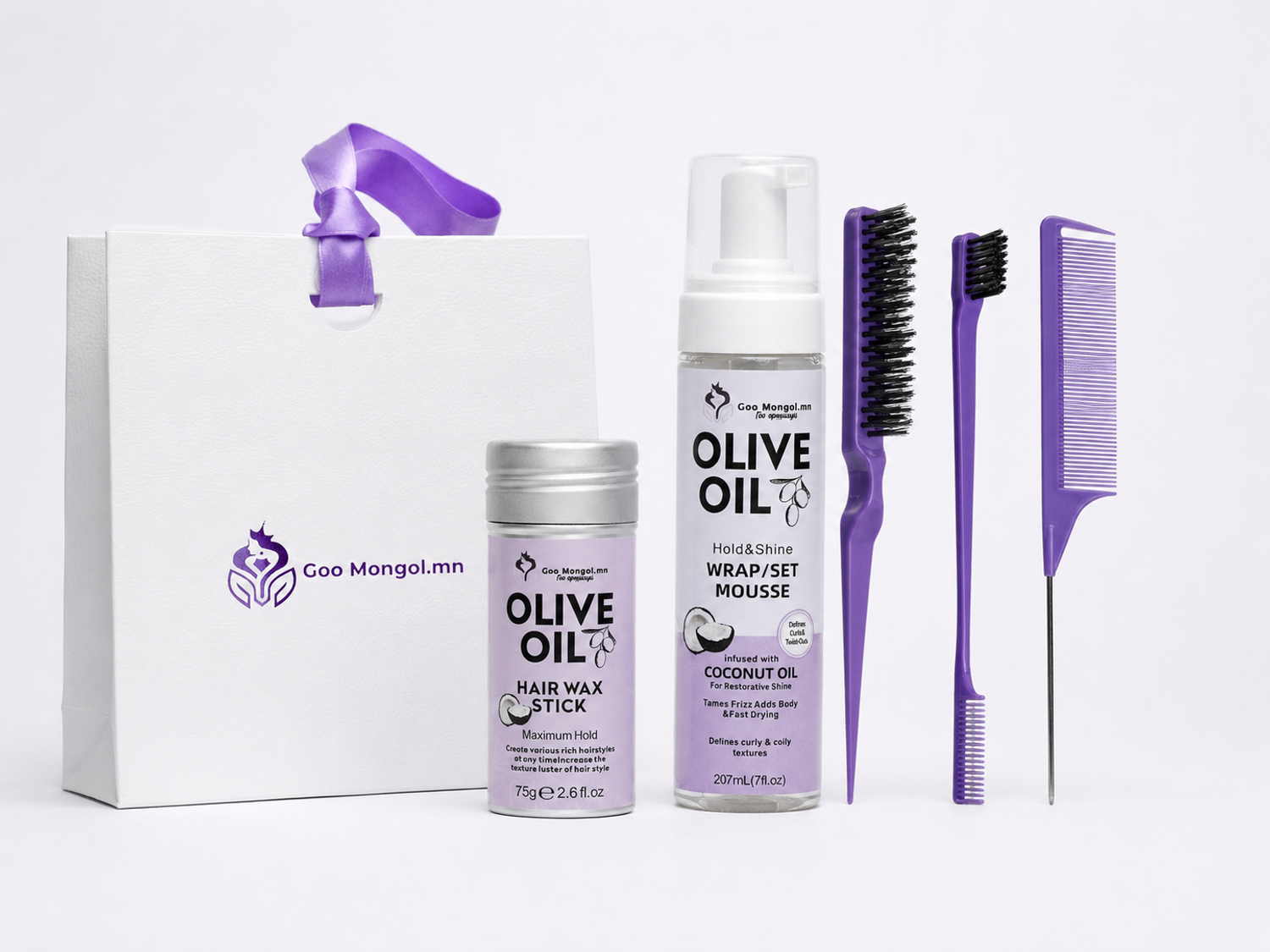 Goo Mongol – Sleek Hair Set