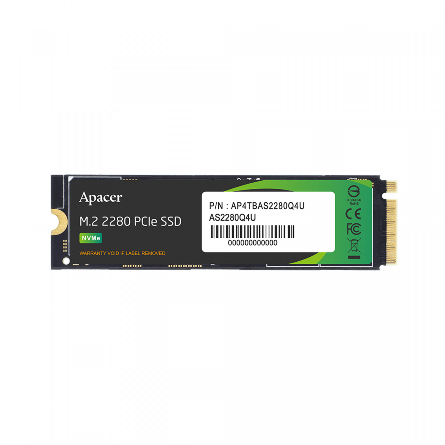 Apacer AS2280Q4U 2TB NVMe Gen4 SSD