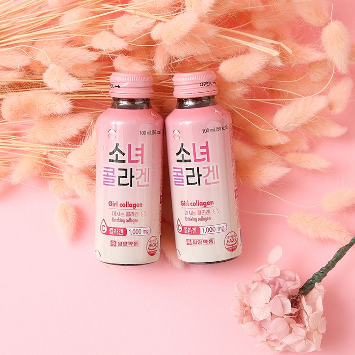 Girl Collagen Drinking Collagen
