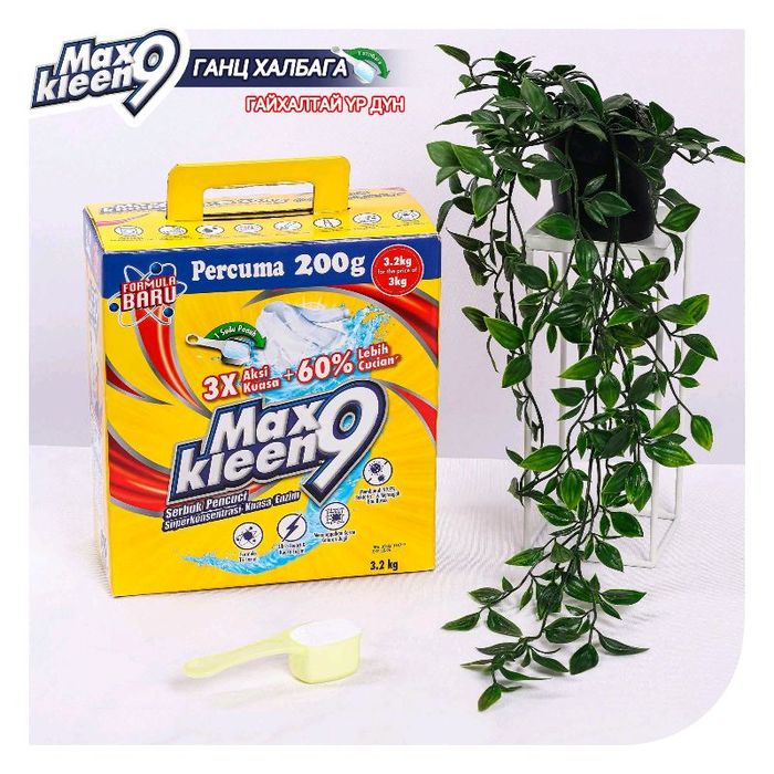 Угаалгын нунтаг Maxkleen 3.2кг
