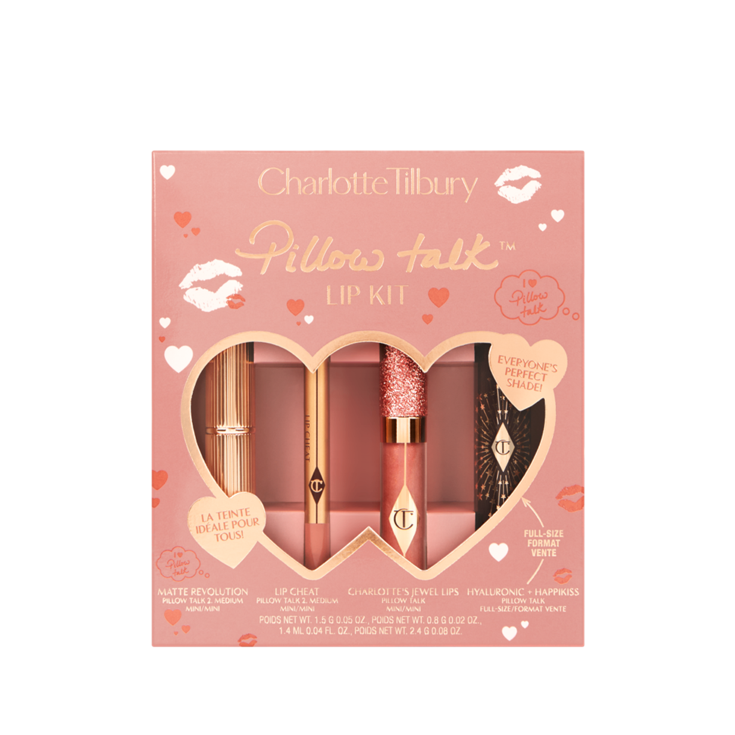 Charlotte Tilbury Pillow Talk Lip Wardrobe (Limited Edition Lip Kit)