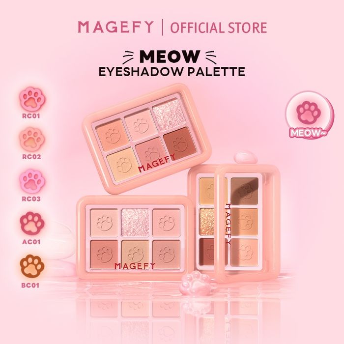 Magefy 6 Colours Eyeshadaw Pallete