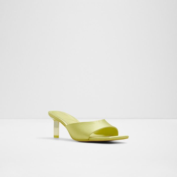 POSIE-720-MEDIUM YELLOW-Ladies Dress Sandals