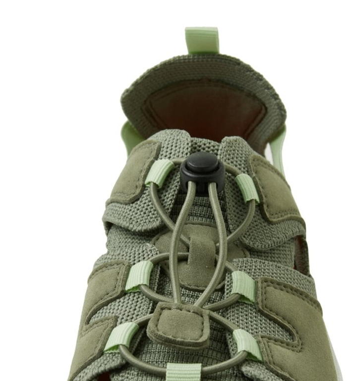 Barefoot sandals, Valoa, Greyish green