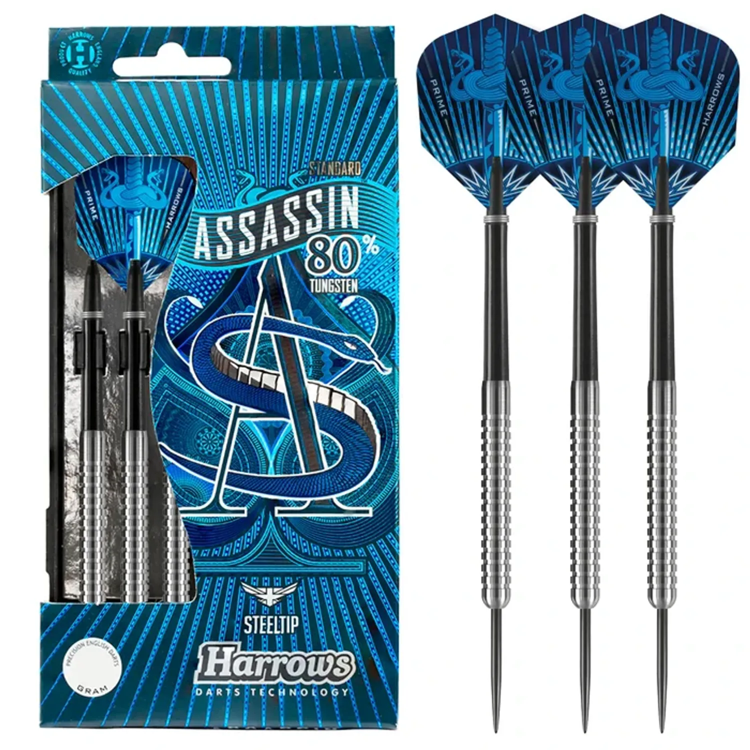 HARROWS Assassin 80% 20gR Steel Tip Darts