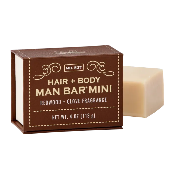 Man bar mini Hair & Body - Redwood + Clove
