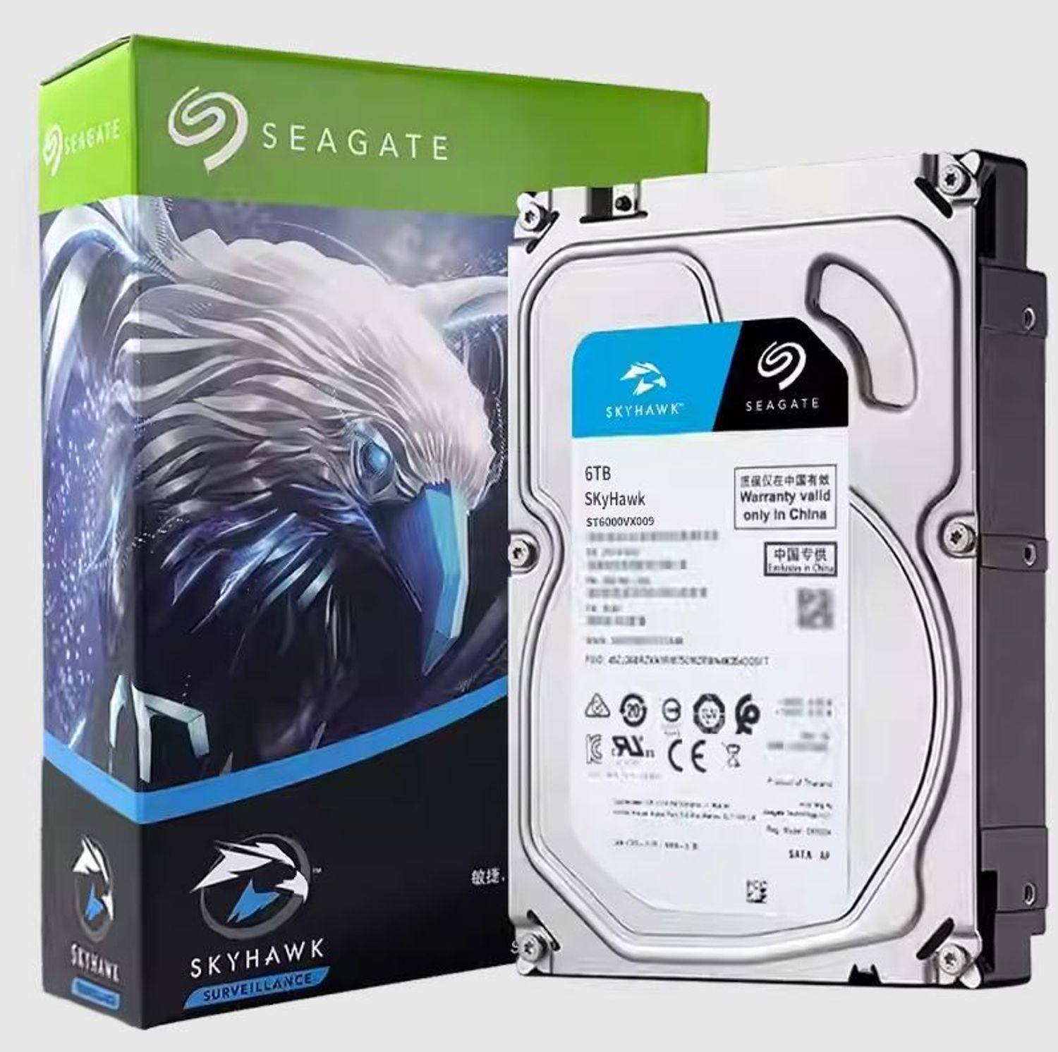 Seagate ST6000VX009 6TB Skyhawk Security Monitoring