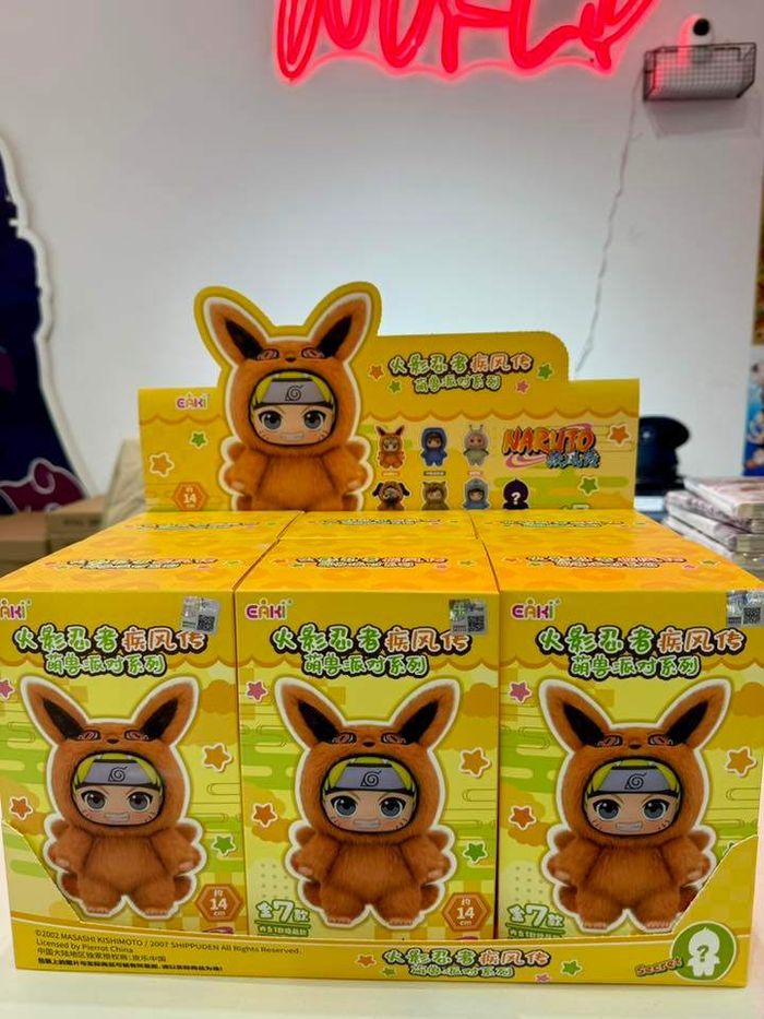 Original Naruto beast party Plushie blind box