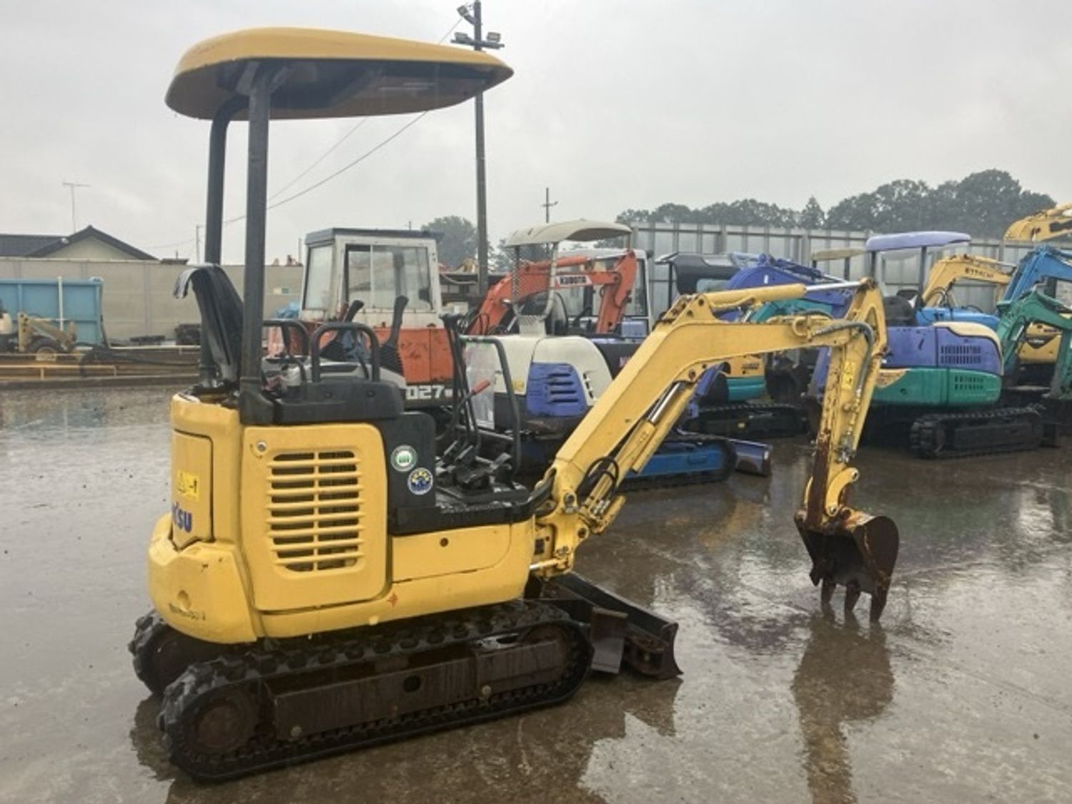 Komatsu pc18 excavator