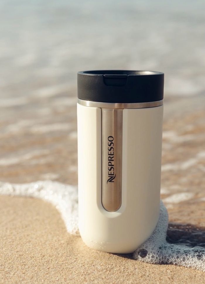 Travel mug-Vanilla white