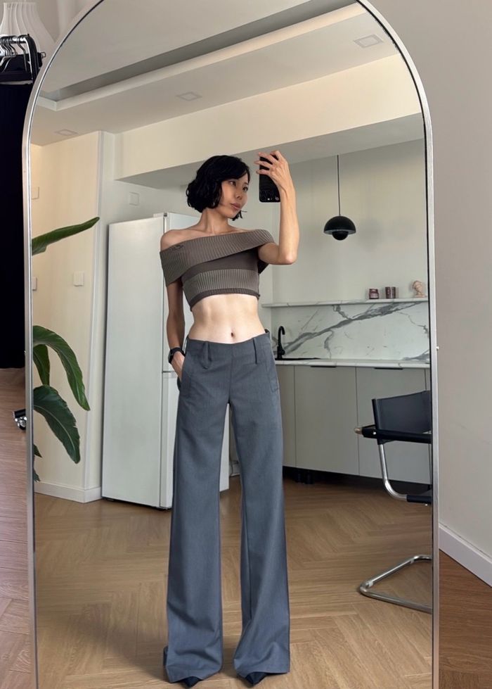 Low-Rise Casual Loose Pants