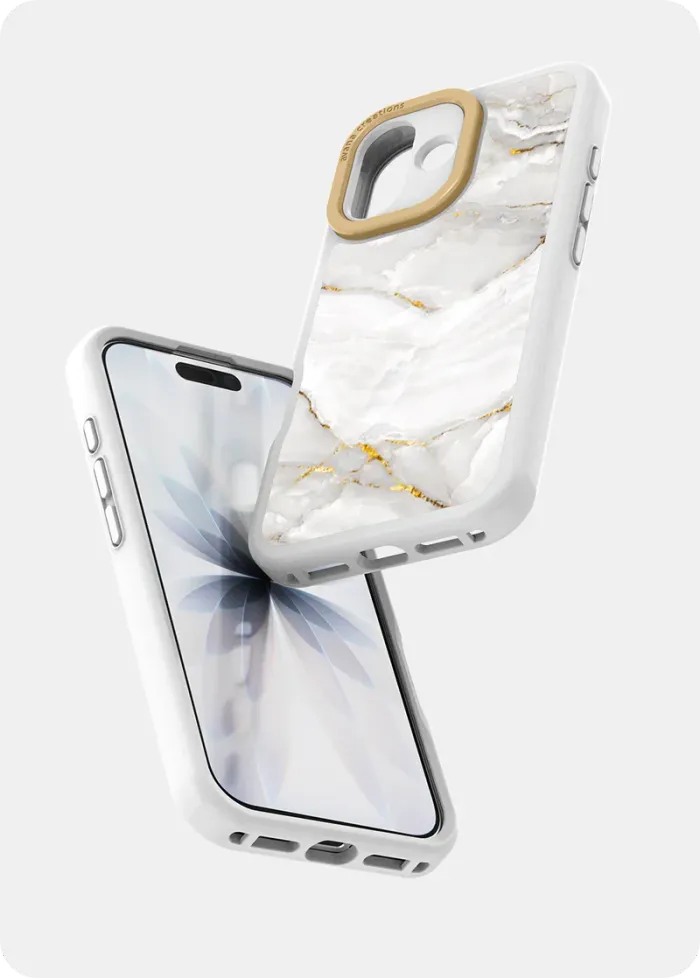 iPhone 17 marbly pearl white 