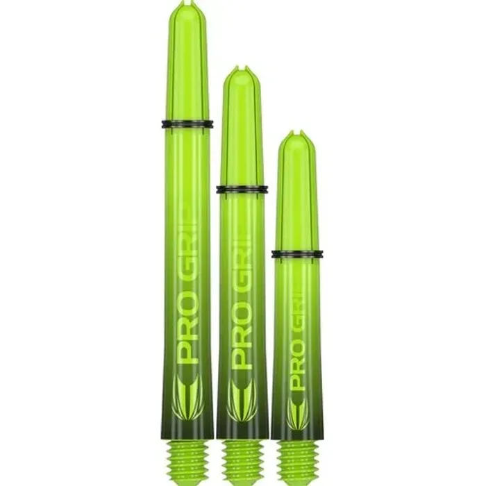 Target Pro Grip Sera Shafts - Black & Lime Green