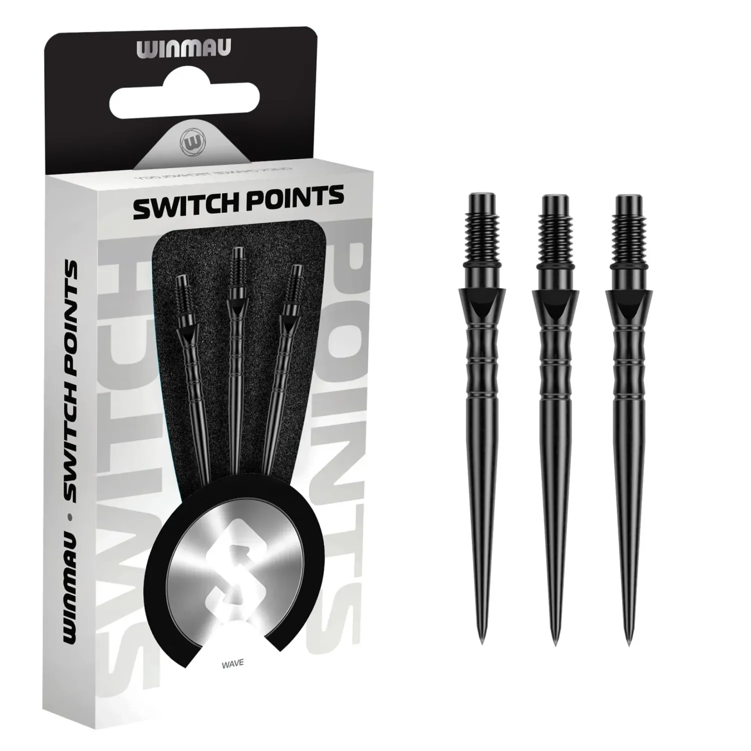 WINMAU Switch Points - Wave Black