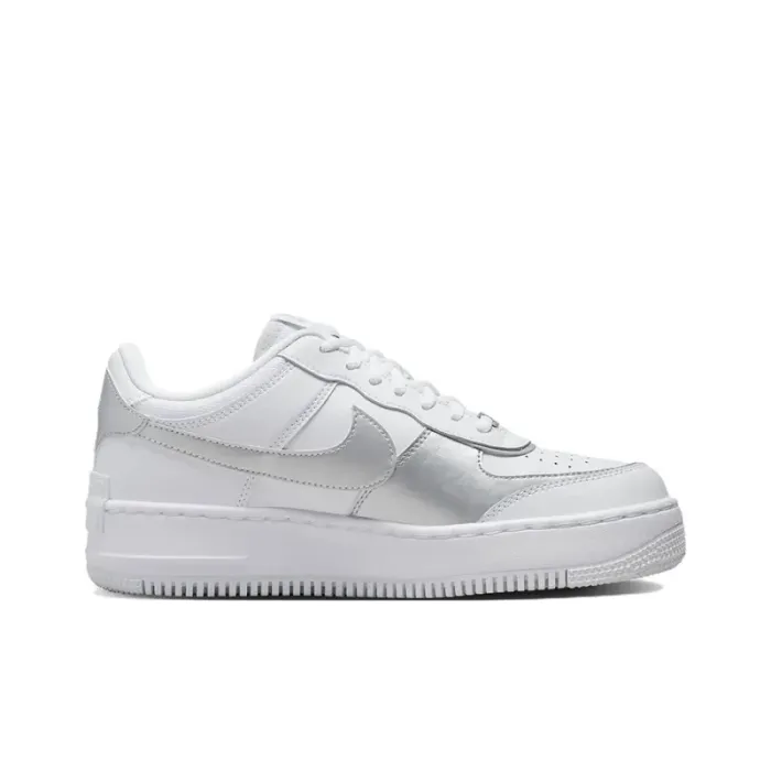 Nike Air Force 1 Low Shadow White Pure Platinum Metallic Silver 