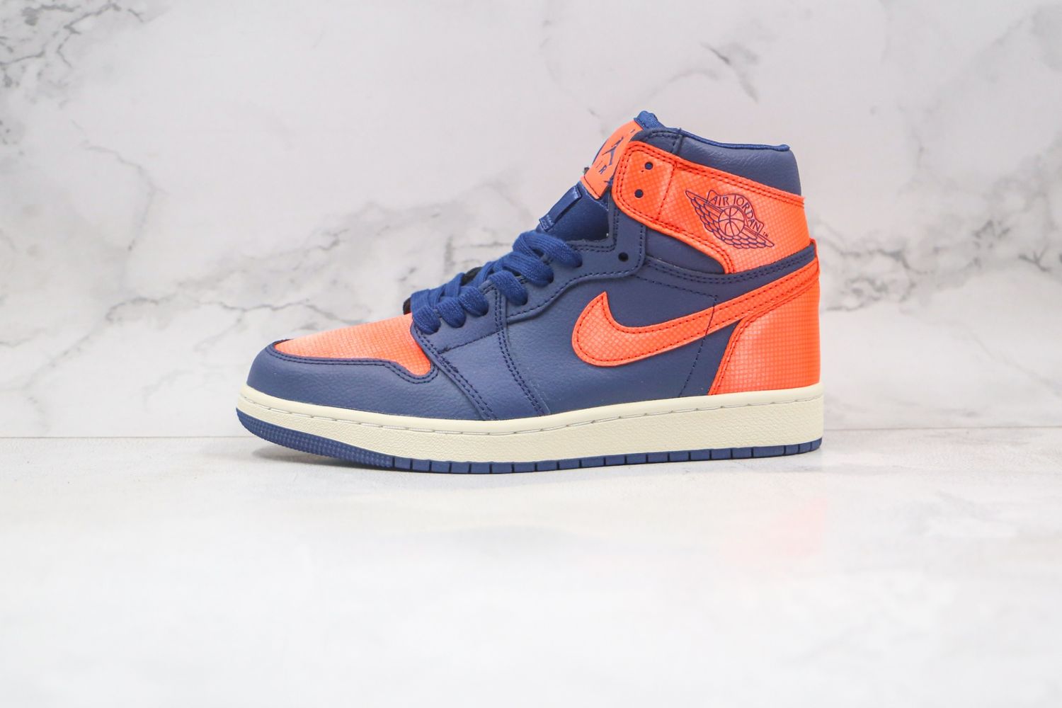 Jordan 1 Retro High Blue Void Turf Orange (Women's)