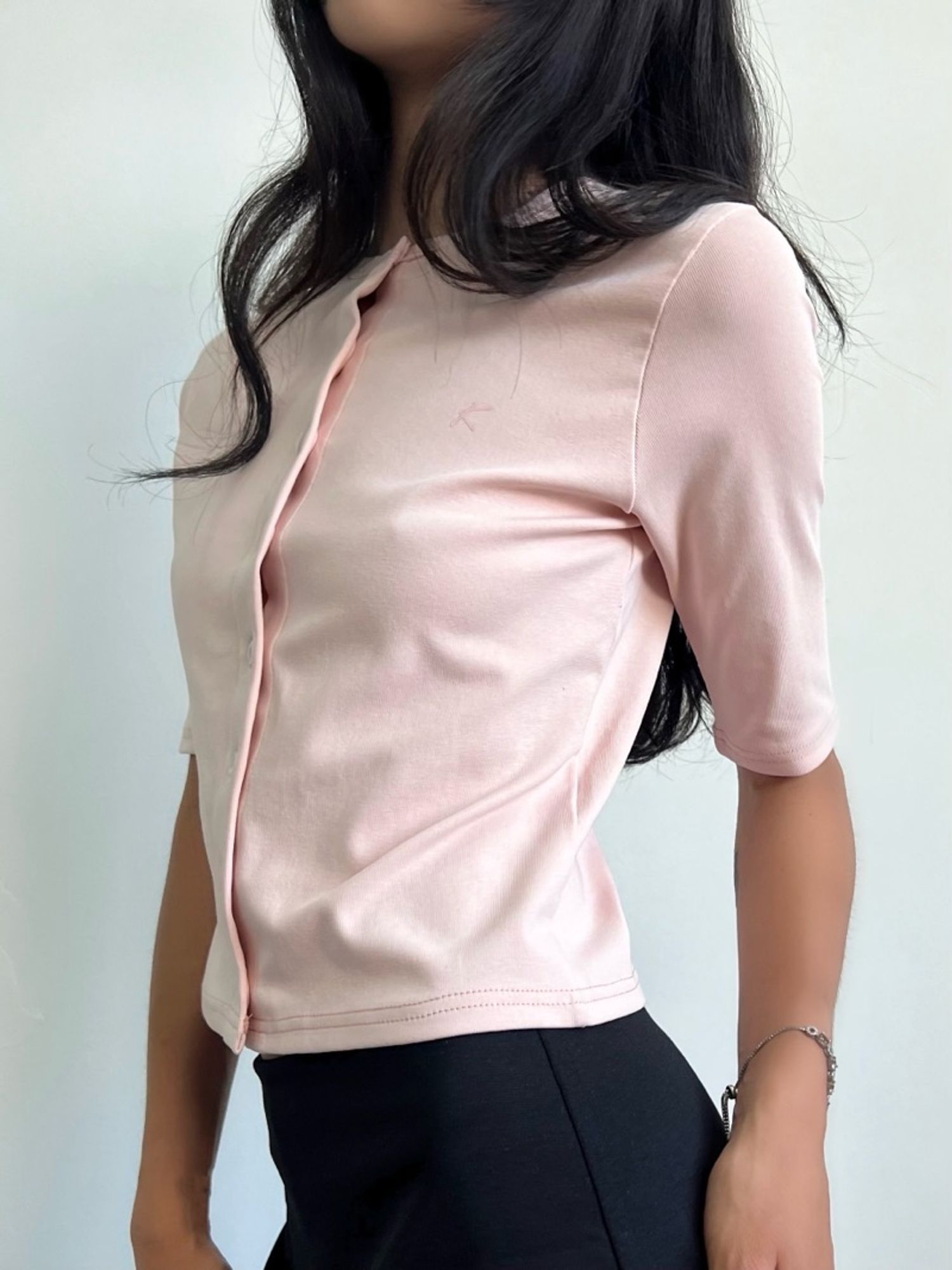 Midi sleeve cardigan