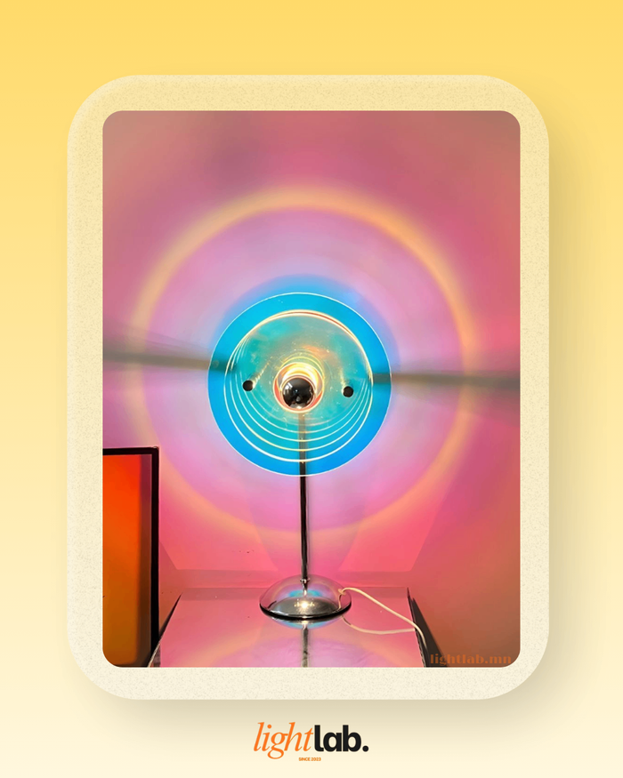 Retro aura lamp