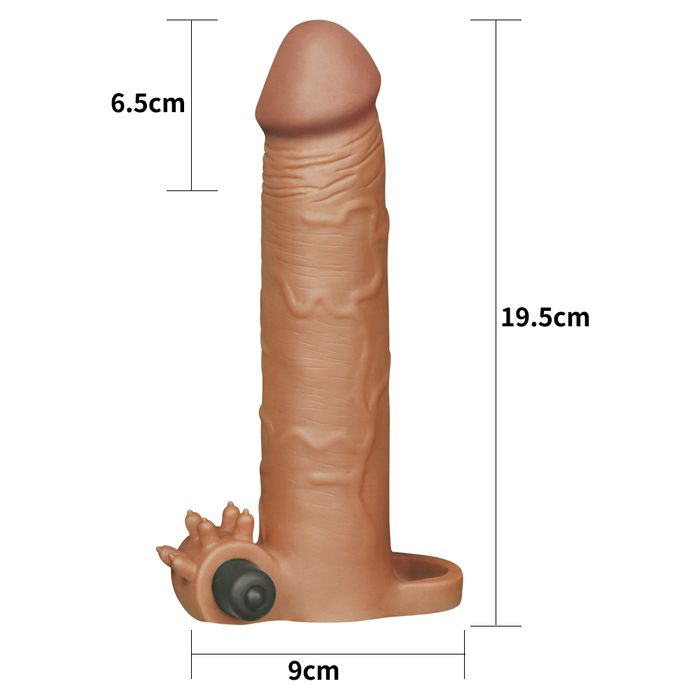 Pleasure X-tender series 3inch/76mm/Brown