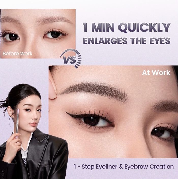 DUO LIQUID EYELINE AND BROW PEN