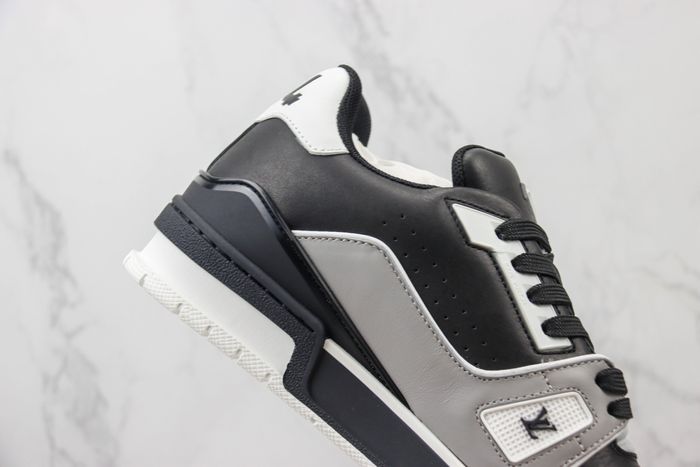 Louis Vuitton LV Trainer Black Grey White