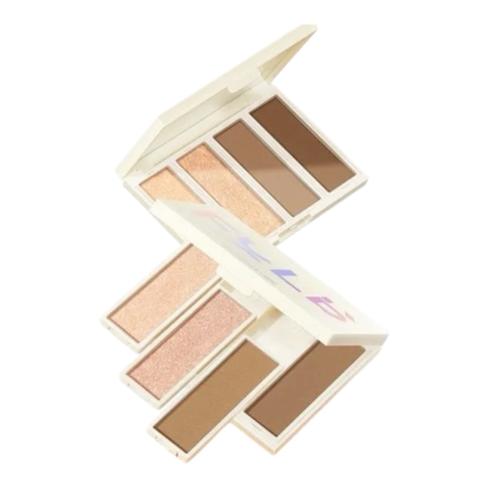 Soft pigment contour highlight