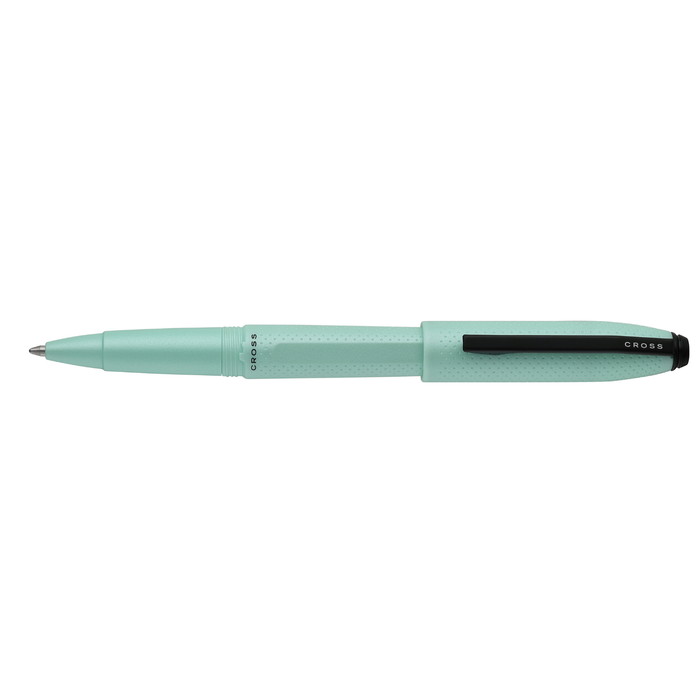 Prism Seafoam Resin with Polished Black Appointments Rollerball Pen