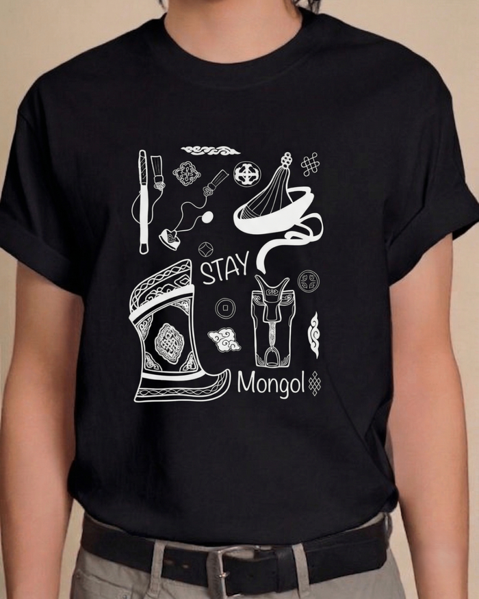 Tshirt StayMongol