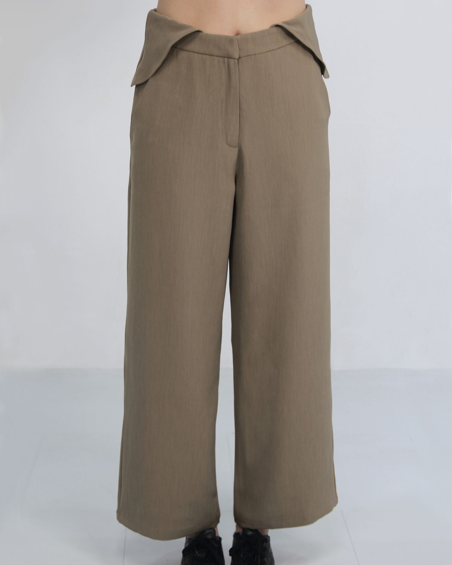 Foldover Waist Trousers