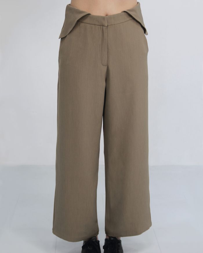 Foldover Waist Trousers