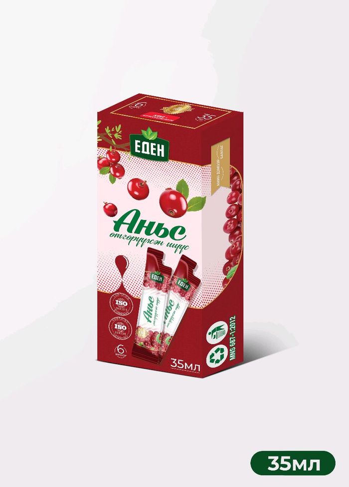 Ундаа жүүс Еден 35мл*6