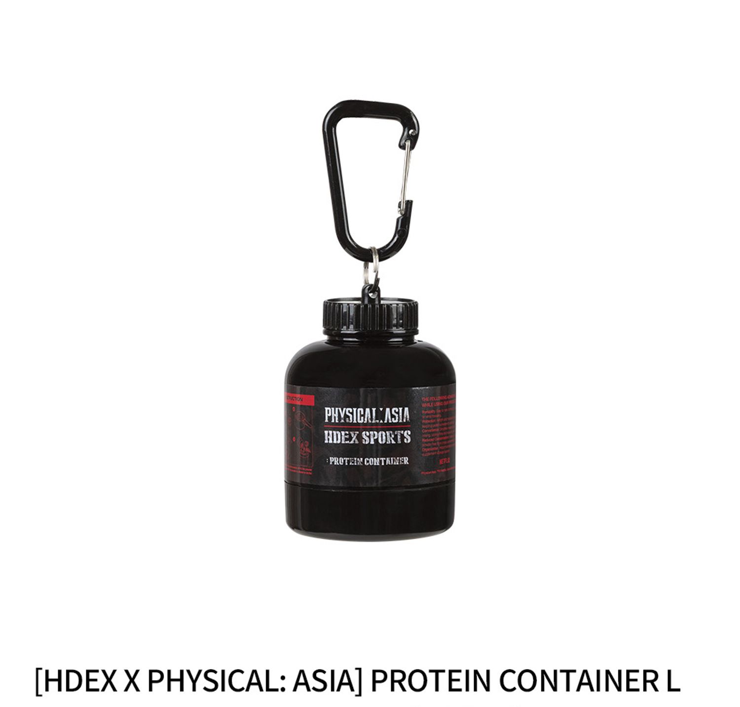 [HDEX X PHYSICAL: ASIA] Protein Container L Black
