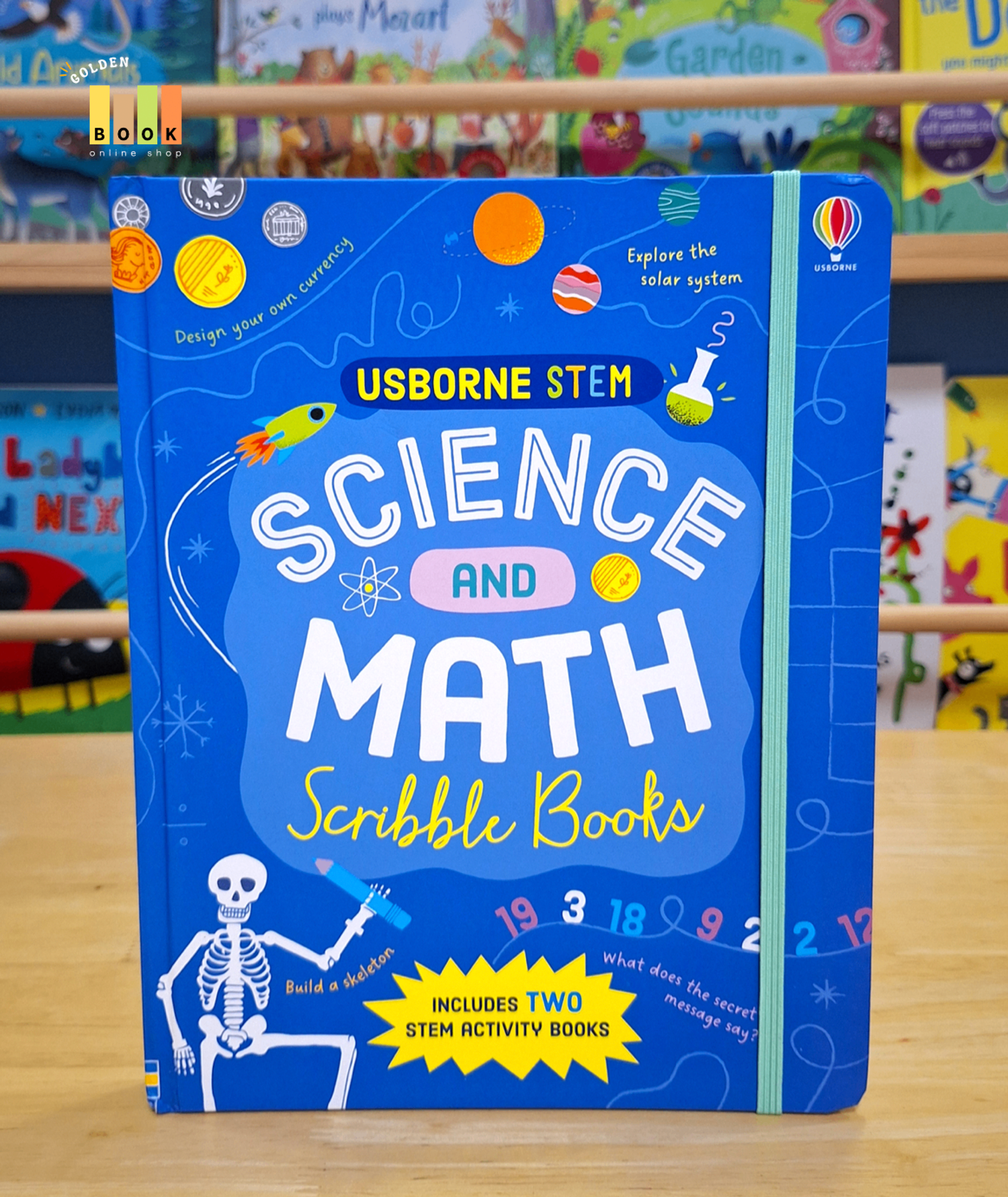 Science and Math Scribble Books