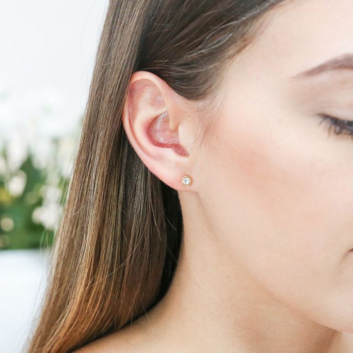 22145R Ээмэг Soon rhod. crystal