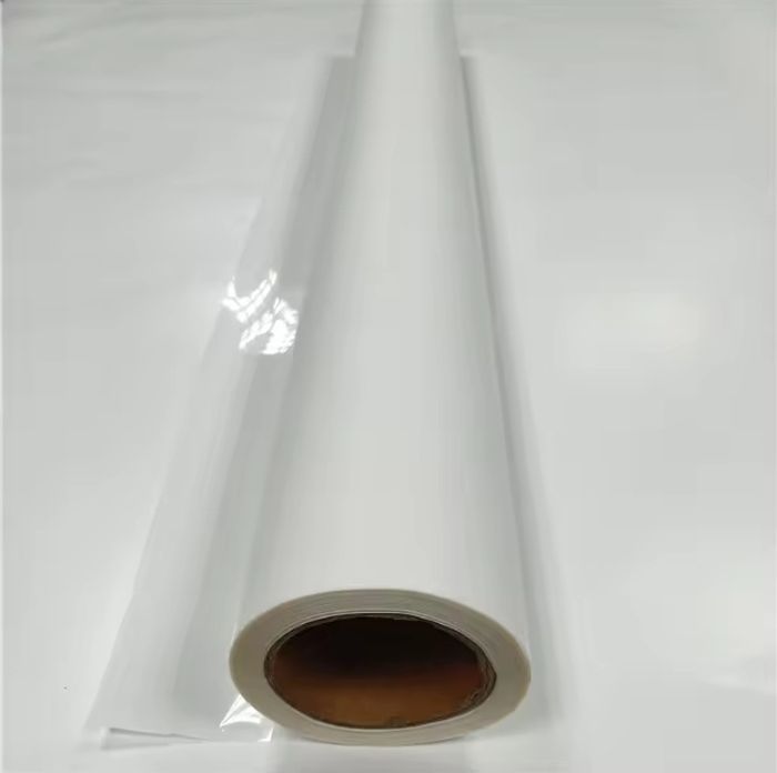 PET матте фильм 150микрон - Eco solvent хороор урдаа хэвлээд  ардаасаа гэрэлтүүлдэг