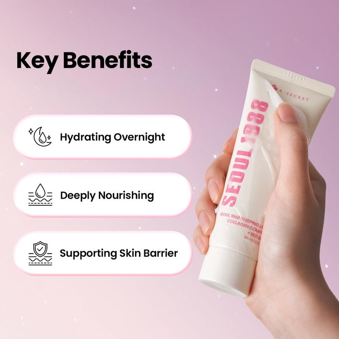 K-SECRET SEOUL 1988 Sleeping Mask (Collagen Complex 7 + Red Bean)