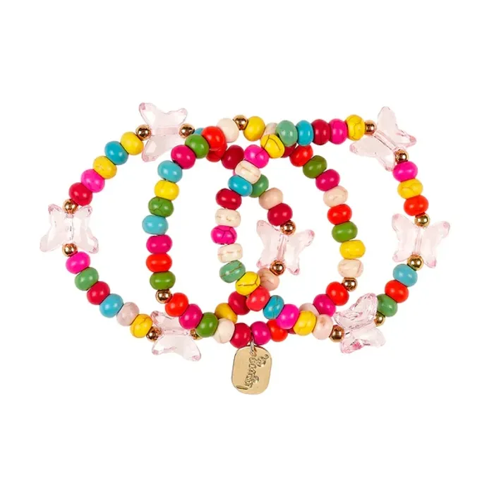 Bracelet Deva butterfly pink
