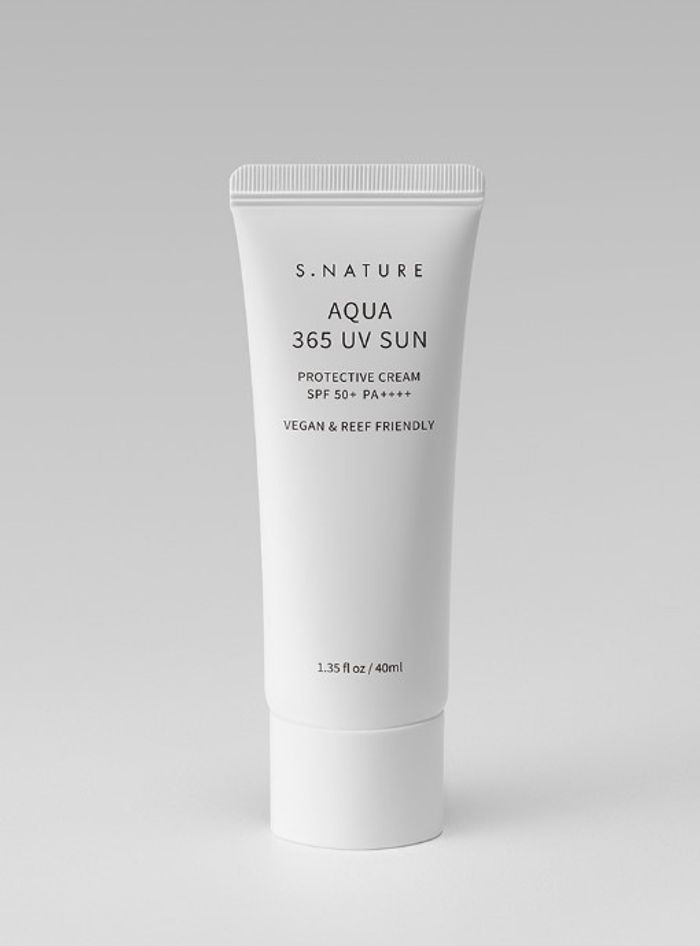 s nature aqua 365 UV sun cream